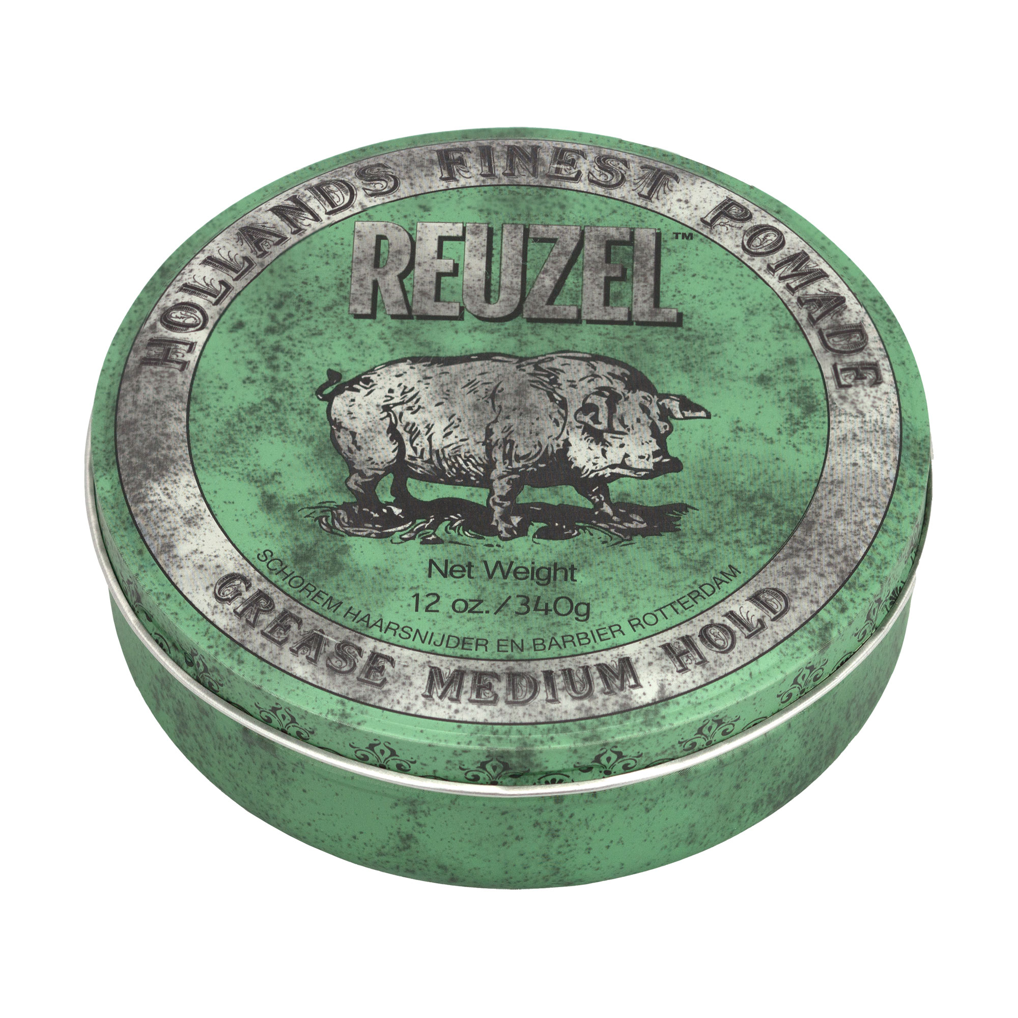 Помада для укладання волосся  Reuzel Green Pomade Grease Medium Hold, 340 г